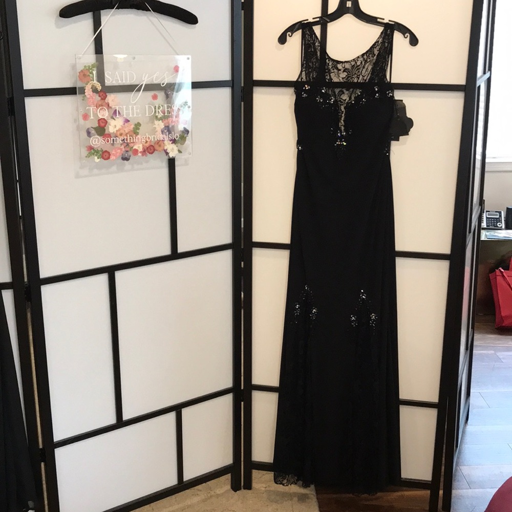 SOLD Black Evening Gown